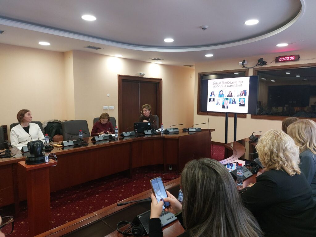 Women participating in a political campaign training session.