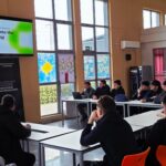 Students attending a digital skills workshop at IMPETUS training center.